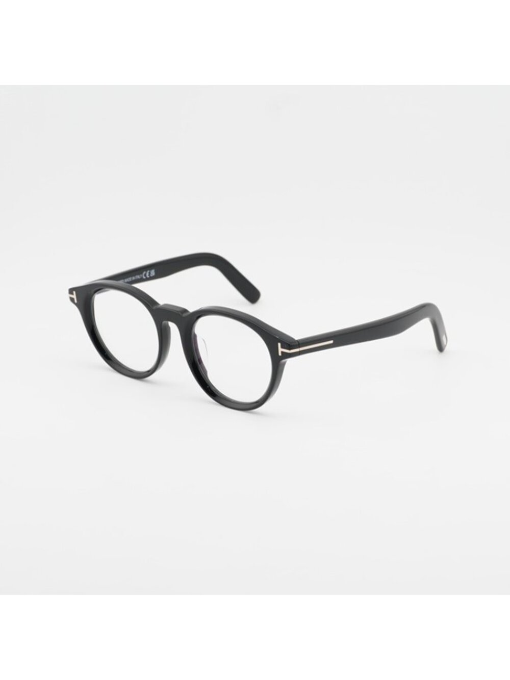 Tom Ford FT5931-D-B 001 Eyeglasses Black 49mm Round Frame, Blue Light Block